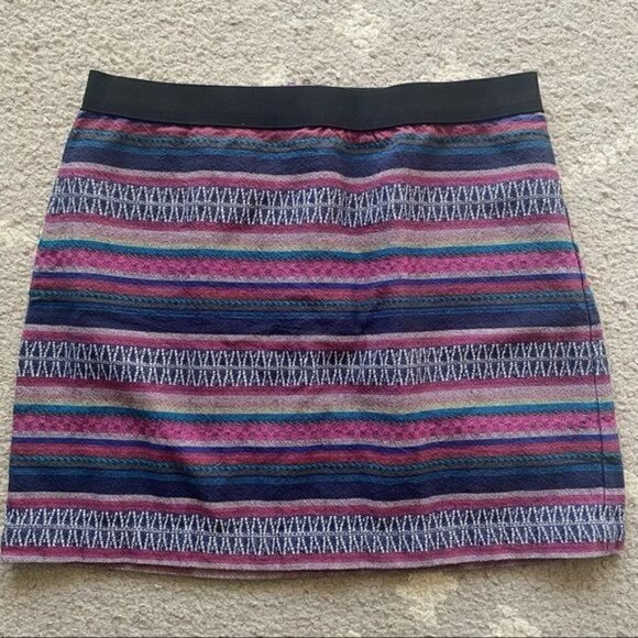 American Eagle Multi Colored Striped Skirt 2 - Picture 1 of 4
